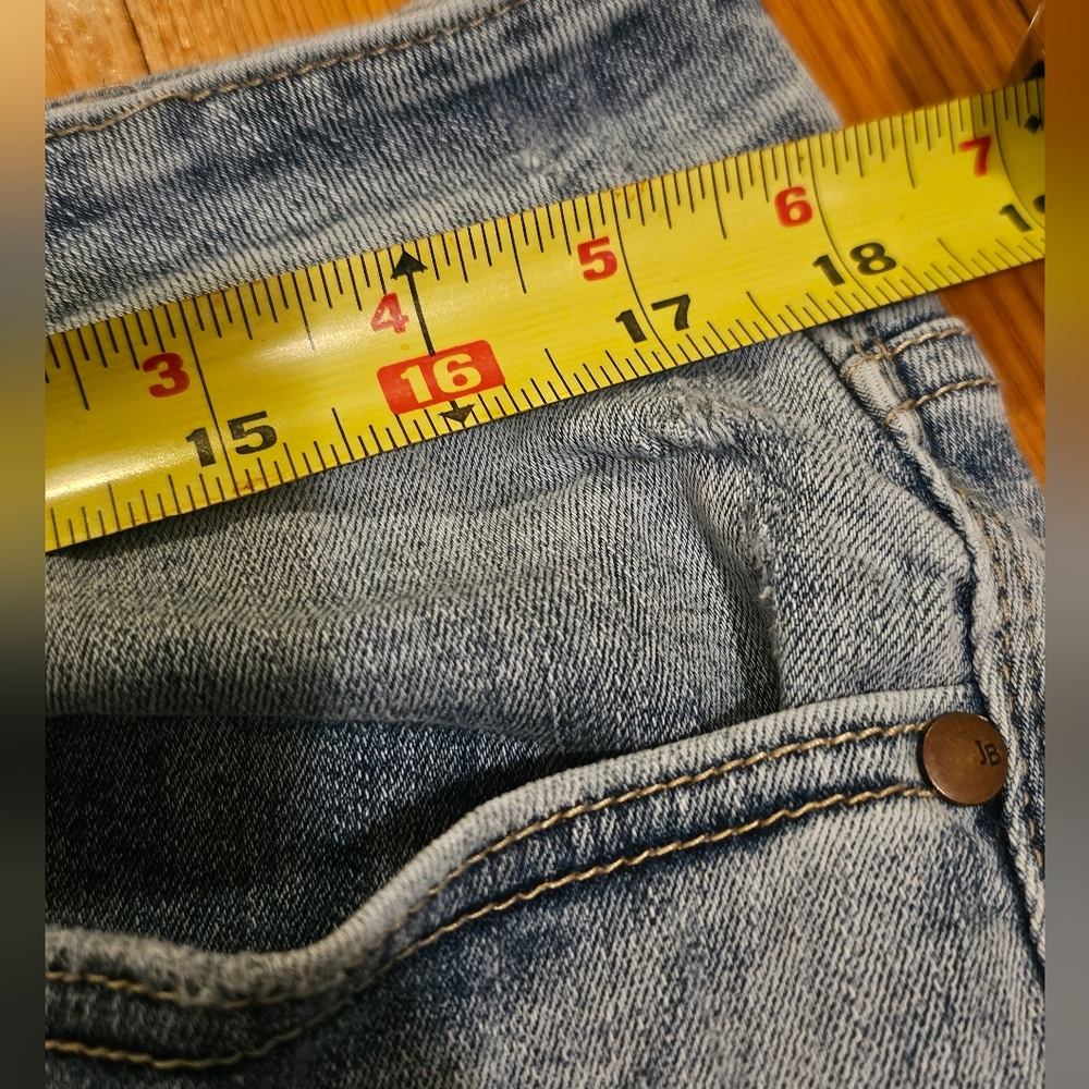 Judy Blue Jeans Boyfriend Fit Distressed Blue Jeans Women's Size 18W - Picture 10 of 13
